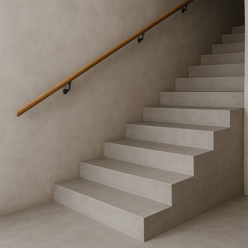 лестница из микроцемента